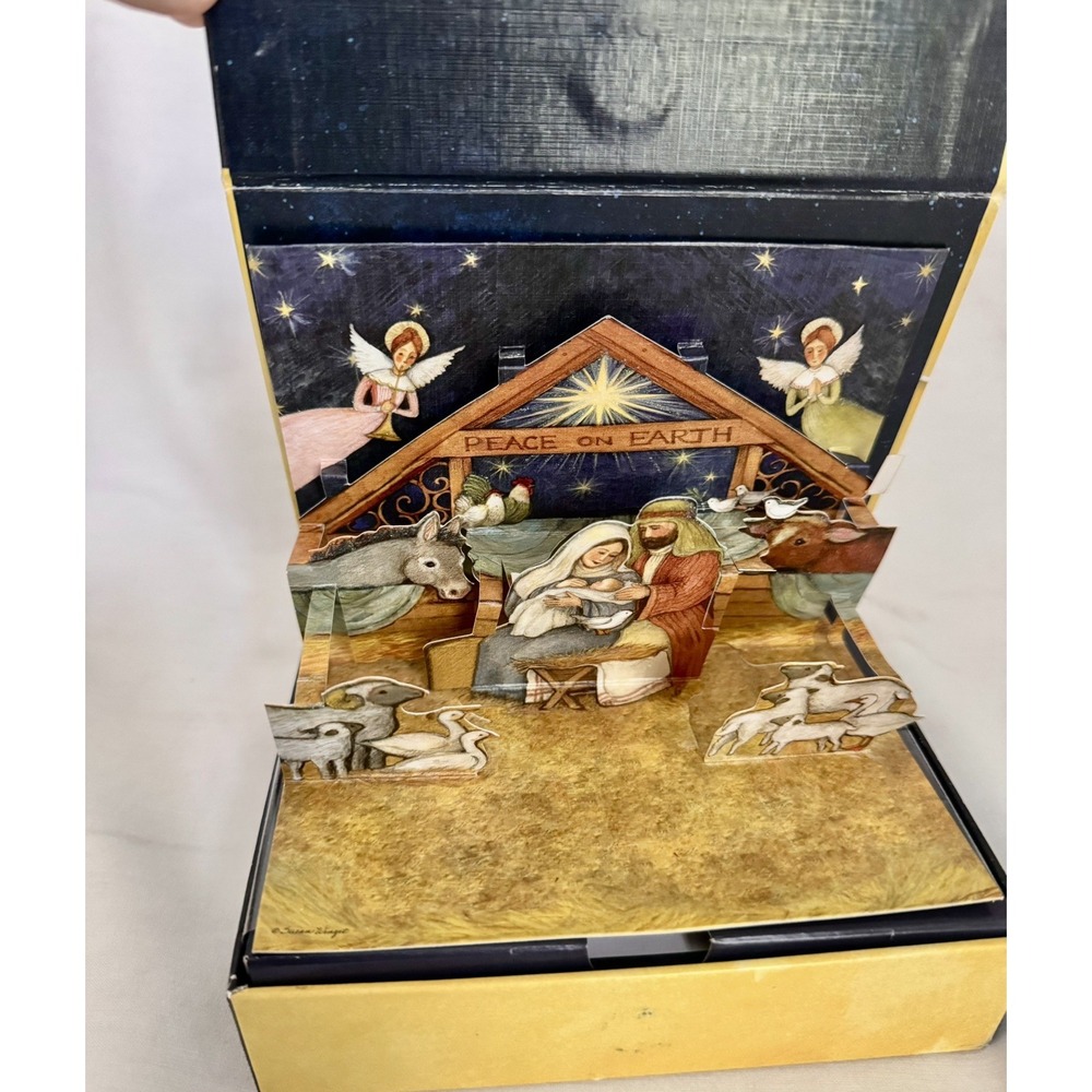 LANG Nativity 3D Pop-up Christmas 8 Cards by Susan Winget